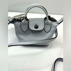 Longchamp Le Pliage Cuir Nano Crossbody